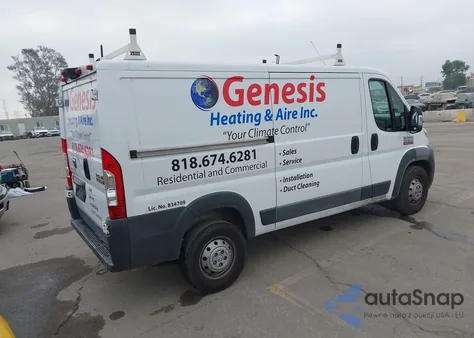 2018 Ram Promaster 1500 Low Roof 136 Wb from USA, damaged, VIN 3C6TRVAG5JE140735